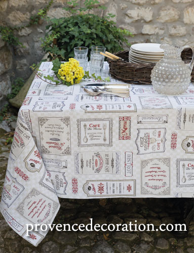 French Jacquard multi-cover, tablecloth (Chez Georges)